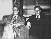 Dr Bob Smith (left) and Bill Wilson (right), the co-founders of A.A.