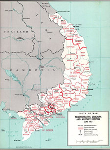 Map of South Vietnam