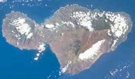 Image of Maui taken by NASA.