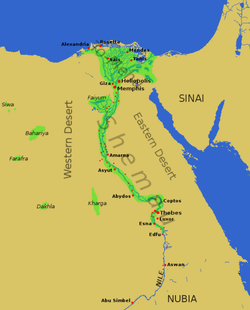 Map of Ancient Egypt