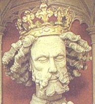 Statue of Edward II at 