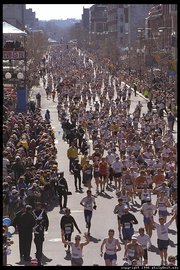 The 100th running of the Boston Marathon, 1996