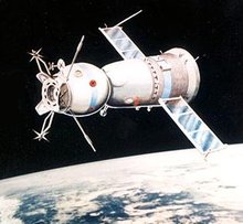 Soyuz spacecraft of the Apollo Soyuz Test Project (ASTP) 
