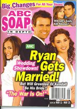 An ABC Soaps In Depth cover, dated May 25, 2004. Featured are , Cameron Mathison, and  of All My Children.