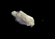  (left) and Dactyl (right), as photographed by Galileo.