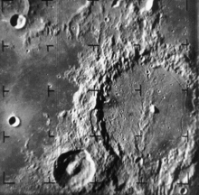 Alphonsus crater appears in the right half of this image taken by 