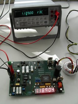 Two digital voltmeters