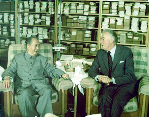 Whitlam with , Beijing 1971
