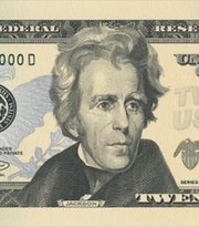 Andrew Jackson is depicted on the U.S. $20 bill.