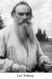 Lev Tolstoy, pictured late in life