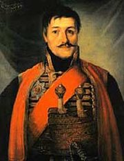 Karadjordje Petrovic, leader of Serbian uprising in 1804