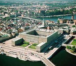 The Palace and Stockholm Old Town