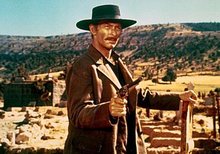 Lee Van Cleef from a scene in The Good, the Bad and the Ugly