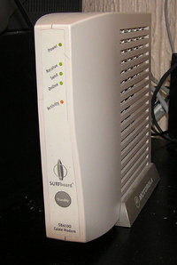Cable modem for  Internet access