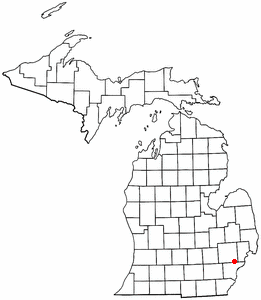 Location of Huntington Woods, Michigan