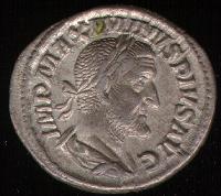 A Roman , a standardized  coin (See also ).