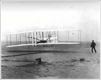 Kitty Hawk, the first heavier than air to glide carrying passengers
