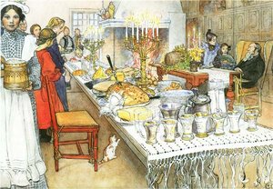 "The " (–), a watercolour by Carl Larsson