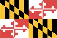 Flag of Maryland. Image provided by Classroom Clip Art (http://classroomclipart.com)